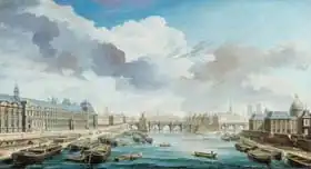 Raguenet, Jean-Baptiste: Louvre, Pont-Neuf a College of Quatre-Nations