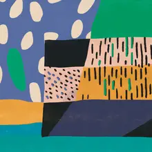 Dean, Little: Italská koláž vzor