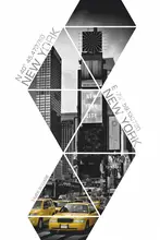 Viola, Melanie: Souřadnice NEW YORK CITY Times Square | barevný klíč
