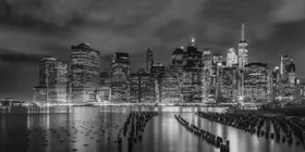 Viola, Melanie: NEW YORK CITY Monochromatické noční dojmy – Panoramatické