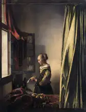 Vermeer, Jan: Dívka čtoucí dopis