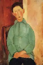Modigliani, Amadeo: Chlapec na židli