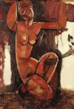 Modigliani, Amadeo: Caryatid