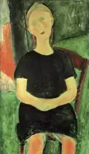 Modigliani, Amadeo: Sedící děvče