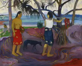 Gauguin, Paul: I Raro Te Oviri (pod palmami)