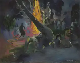 Gauguin, Paul: Upa Upa (tanec ohně)