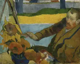 Gauguin, Paul: Vincent van Gogh maluje slunečnice