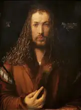 Dürer, Albrecht: Autoportrét ve věku dvacet osm let
