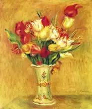 Renoir, Auguste: Tulipány ve váze
