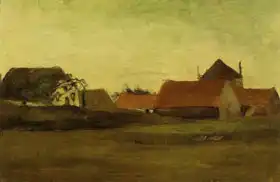 Gogh, Vincent van: Farmy v Loosduinen, poblížku Hague