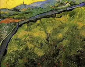 Gogh, Vincent van: Pole obilí při východu slunce