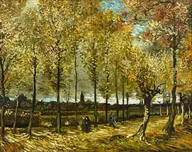 Gogh, Vincent van: Alej topolů