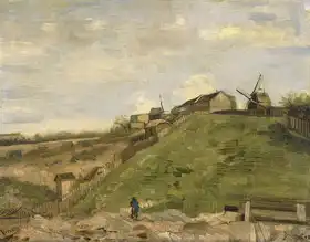 Gogh, Vincent van: Mlýny na Montmartre Quarry
