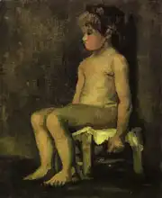 Gogh, Vincent van: Studio portrait of a child