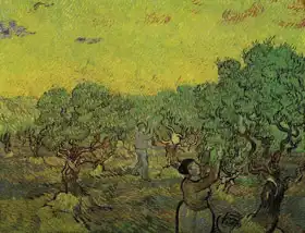 Gogh, Vincent van: Olivový hájek s česáči