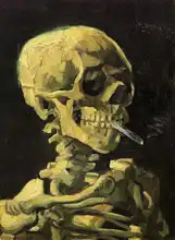 Gogh, Vincent van: Lebka se zapálenou cigaretou