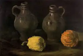 Gogh, Vincent van: Zátiší se dvěma džbány a dýněmi