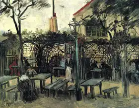 Gogh, Vincent van: Zahrádka kavárny na Montmartre La Guinguette