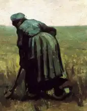 Gogh, Vincent van: Selka obdělávající půdu