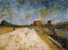 Gogh, Vincent van: Silnice podél pařížských hradeb