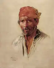 Almeida Júnior, José: The study Caipirasovy head