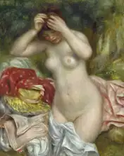 Renoir, Auguste: Česání vlasů po koupeli
