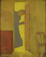 Vuillard, Edouard: Vuillardova matka otevírající dveře