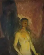 Munch, Edward: Autoportrét v pekle