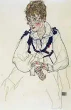 Schiele, Egon: Portrét Edith Schiele