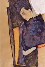 Schiele, Egon: Spící Schieleho matka