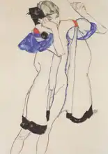 Schiele, Egon: Žena v županu