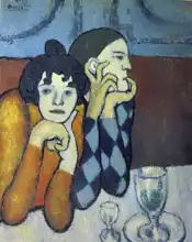 Picasso, Pablo: Harlekýn a společník
