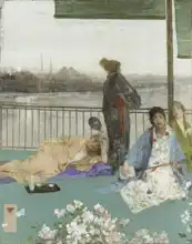 Whistler, J. M.: Na balkóně