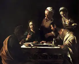 Caravaggio, M.: Večeře v Emauzích