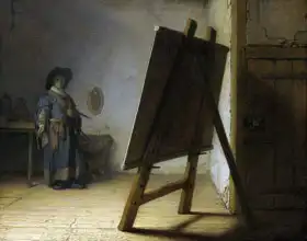 Rembrandt, van Rijn: Umělec v ateliéru