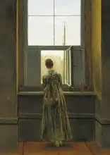 Friedrich, Caspar David: Žena u okna