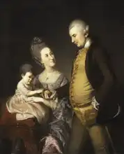 Peale, Charles Willson: Portrét of Johna a Elizabeth Lloyd Cadwaladerových a jejich dcery Anne