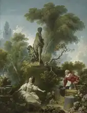 Fragonard, Jean-Honoré: Schůzka