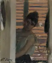 Casas, Ramon: Žena u okna