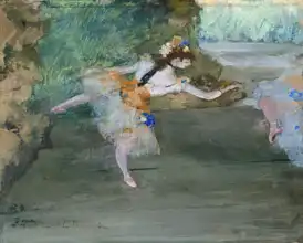 Degas, Edgar: Baletka na jevišti