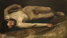 Degas, Edgar: Mužský akt