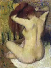 Degas, Edgar: Česání vlasů