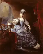 Gautier-Dagoty, Jean: Marie Antoinette, dcera Marie Terezie