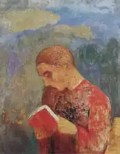 Redon, Odilon: Mnich s knihou