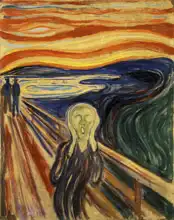 Munch, Edward: Výkřik (1910)