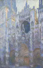 Monet, Claude: Katedrála v Rouenu, západní fasáda