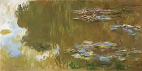 Monet, Claude: Pond with water lilies