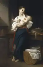 Bouguereau, Adolphe: První pohlazení