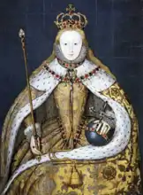 Unknown: Elizabeth I. in coronation robes