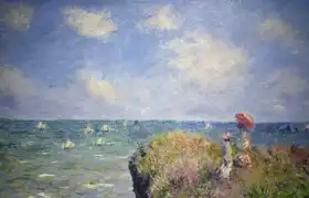 Monet, Claude: Útesy v Pourville